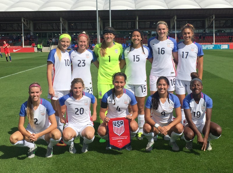 U.S. U-18 Women's National Team draws England 2-2 - SoccerWire