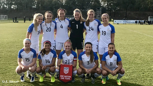 U.S. Women's National Team defeats U-19s 2-1 -