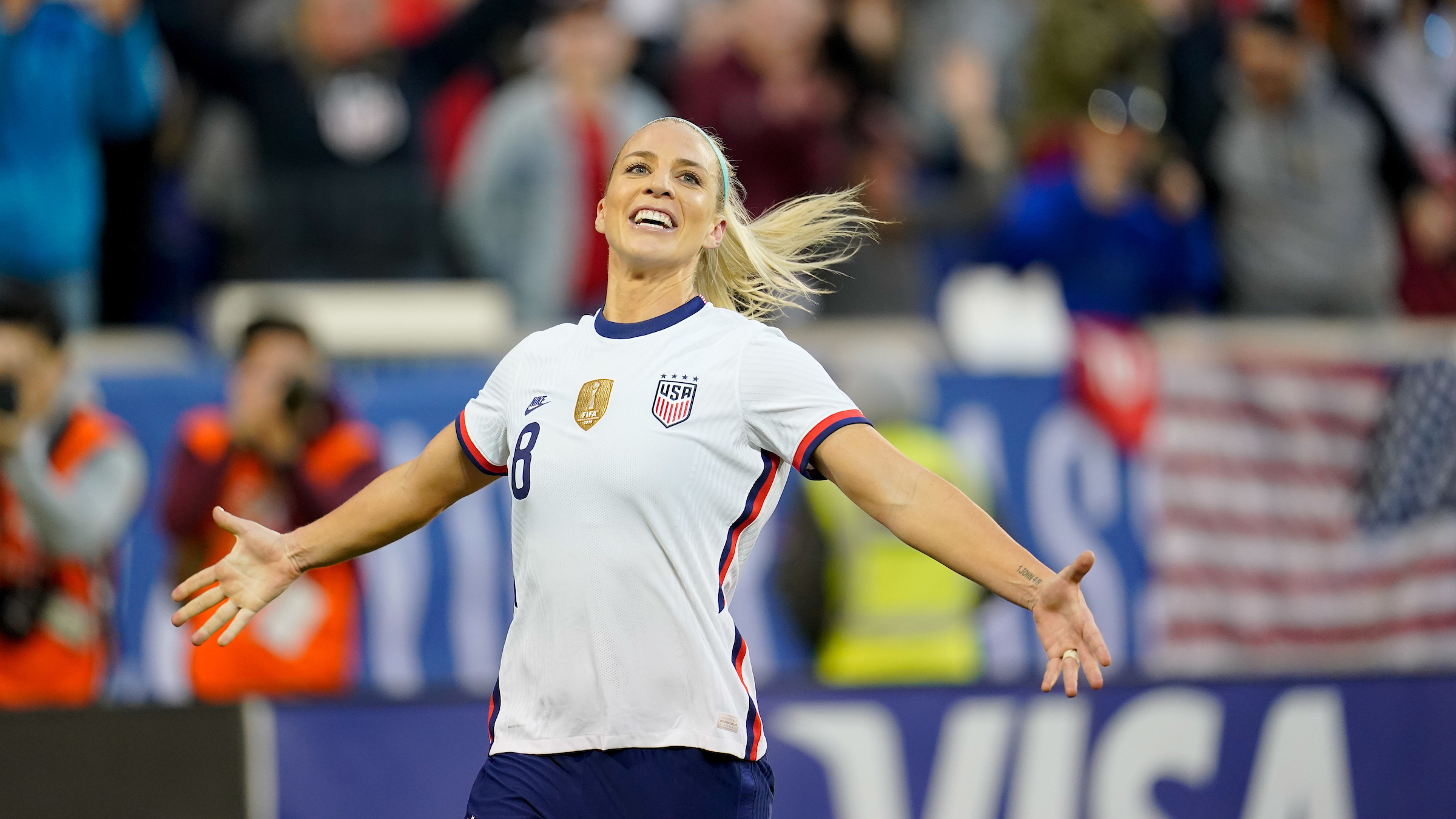USWNT defeats Spain 10 in SheBelieves Cup match at soldout Red Bull
