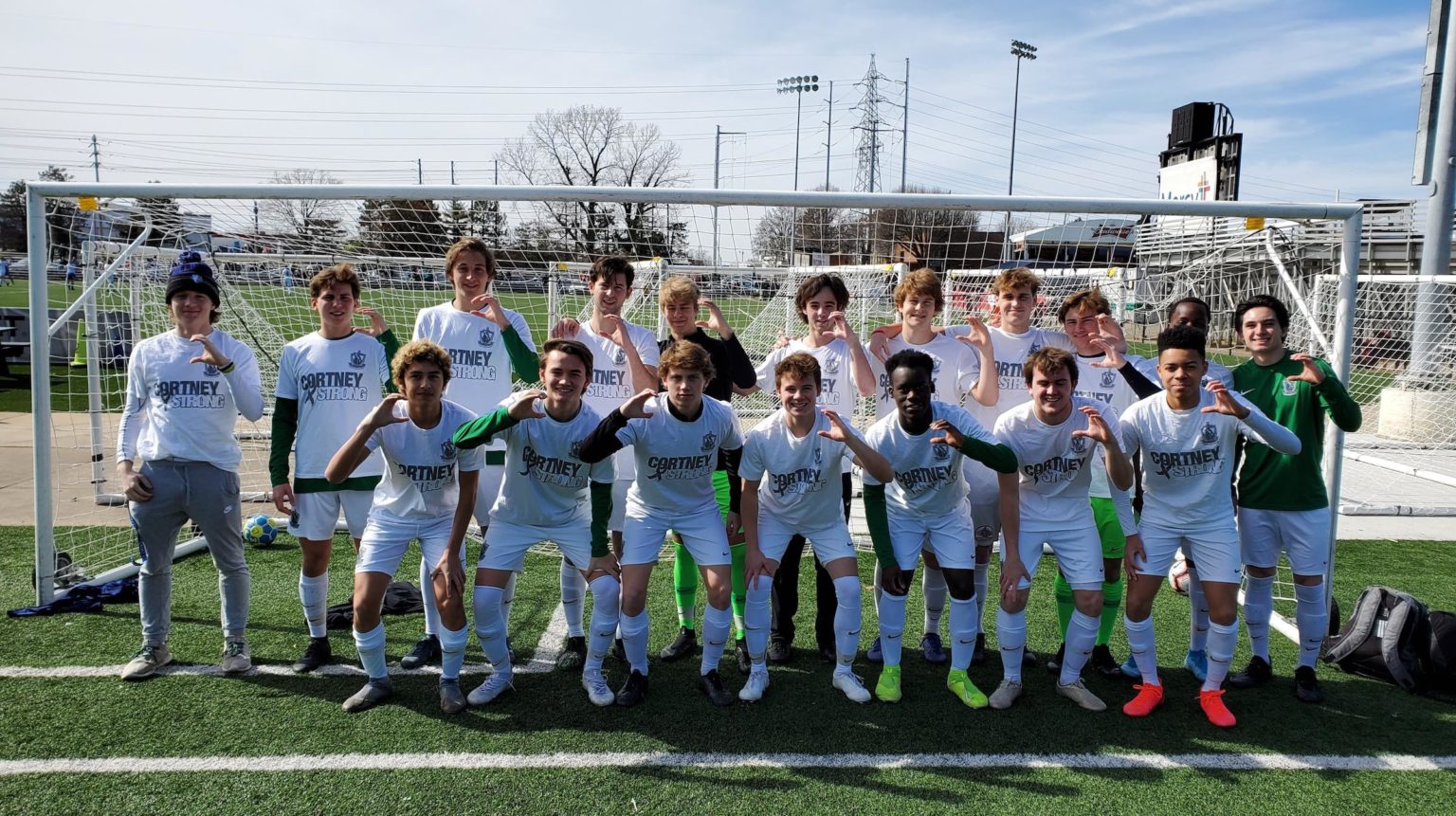 St. Louis Scott Gallagher celebrates 24 men's college soccer