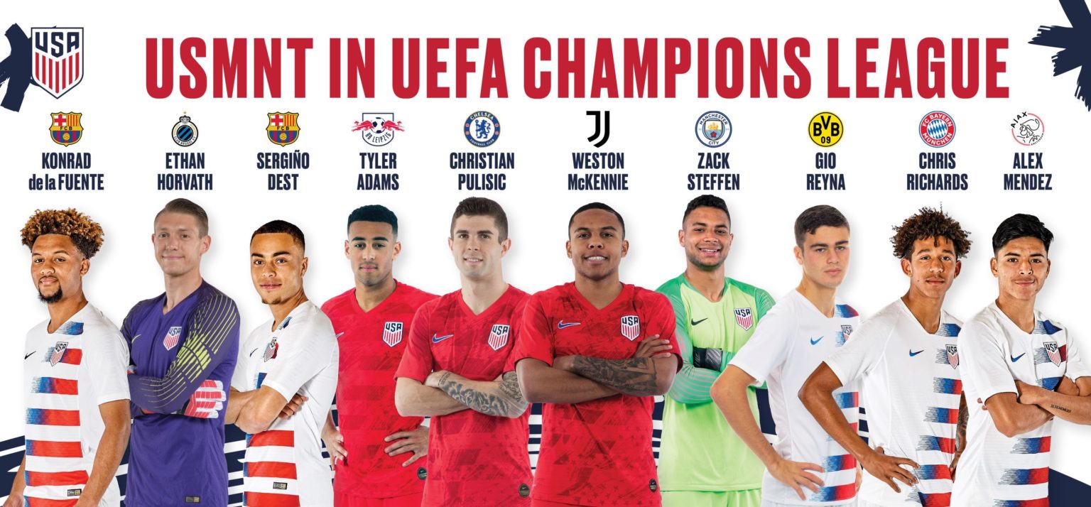 Ten USMNT players featured on UEFA Champions League rosters SoccerWire