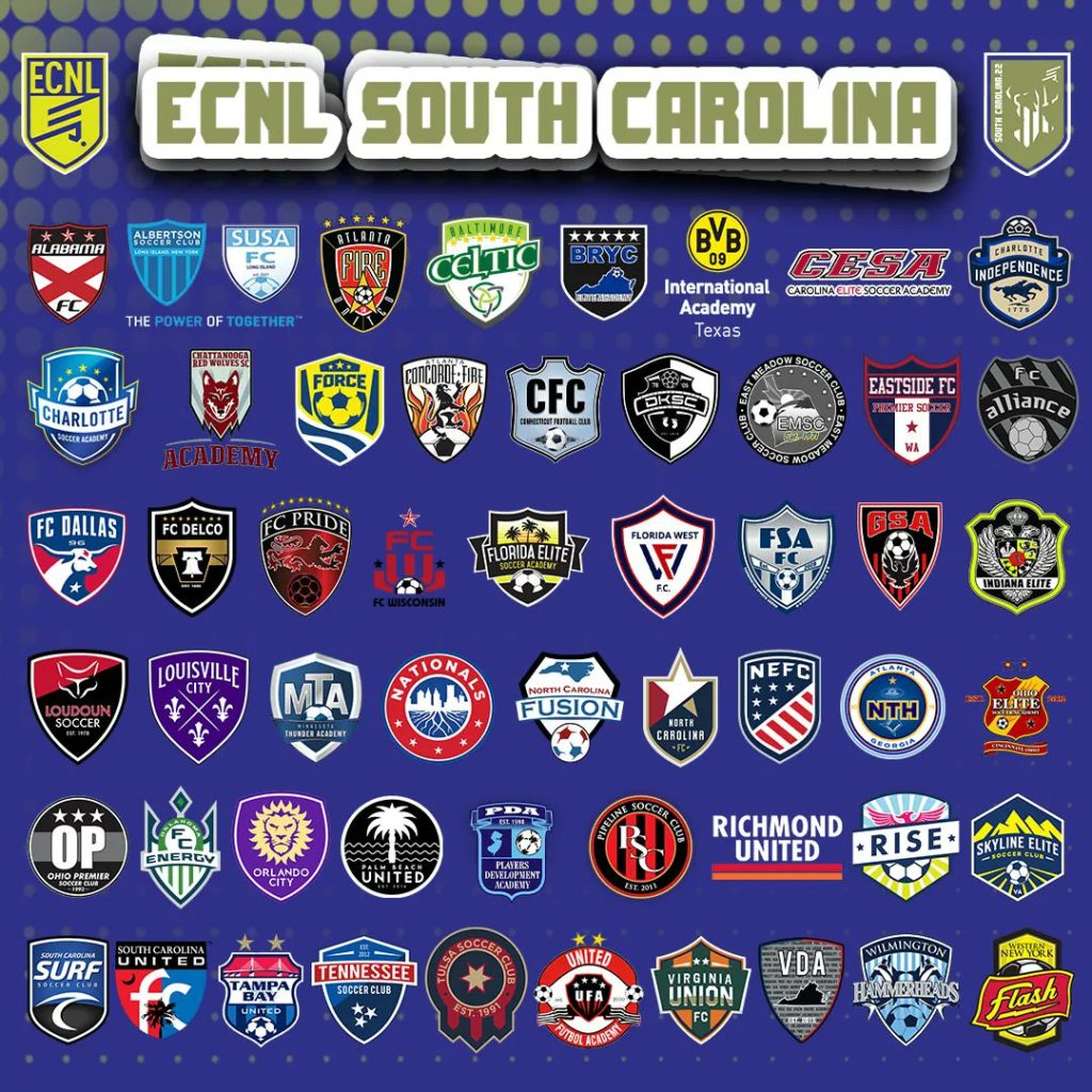 ECNL Boys South Carolina Event set to feature 105 teams from 50 clubs