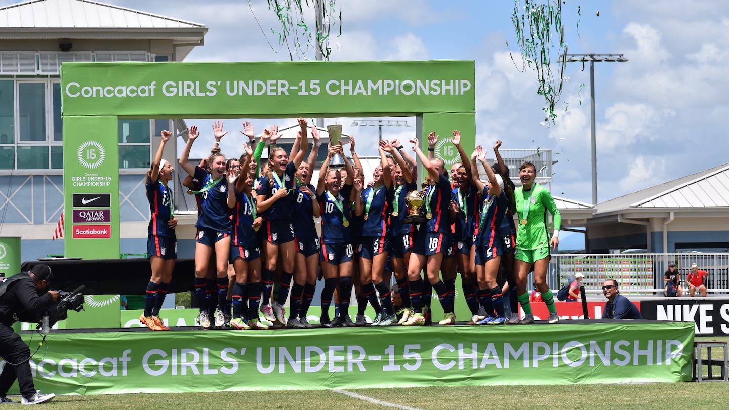 USA captures Concacaf U15 Girls’ Championship title with 41 win over