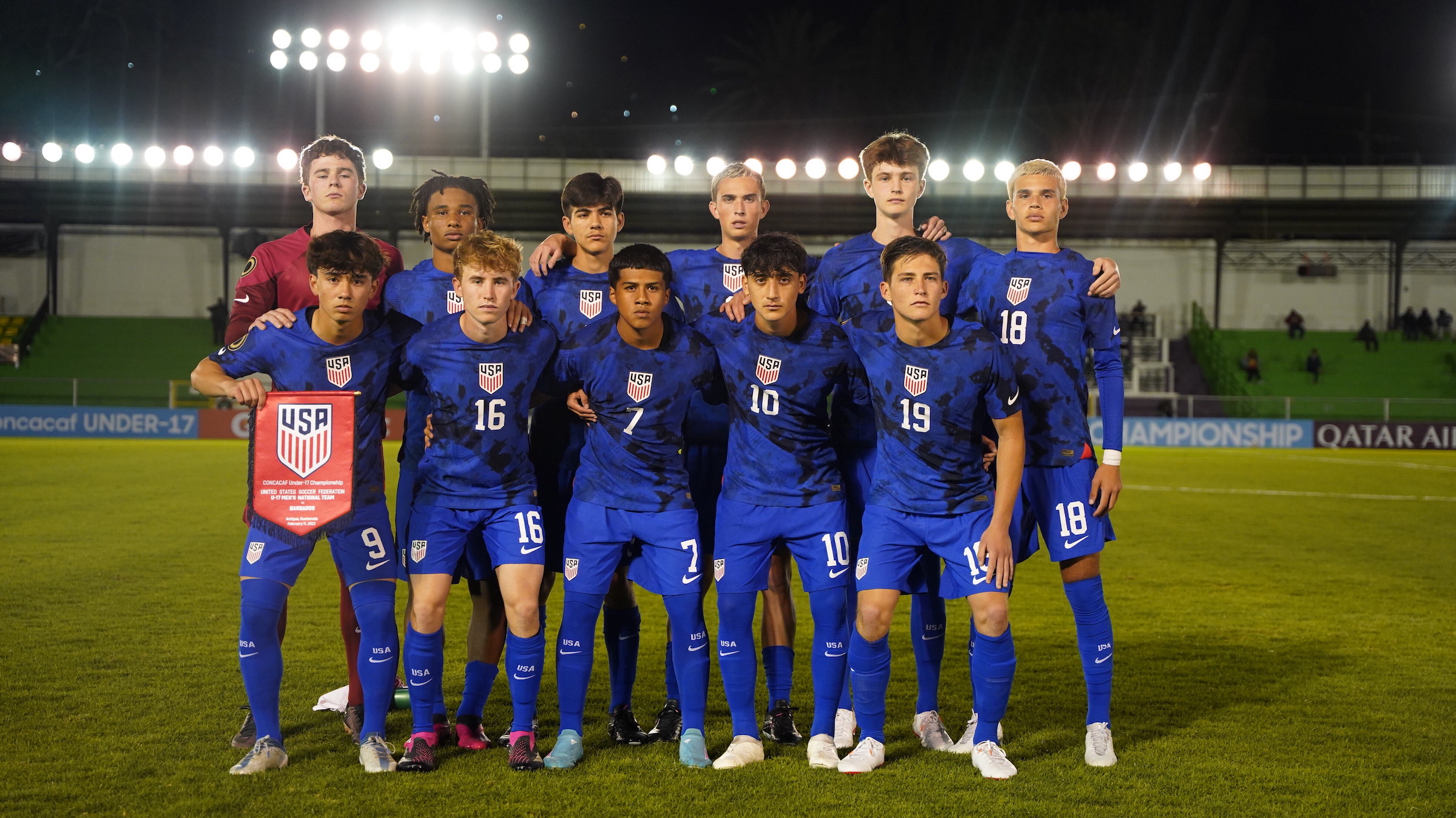 USA continues Concacaf U17 Championship on Monday against Trinidad and