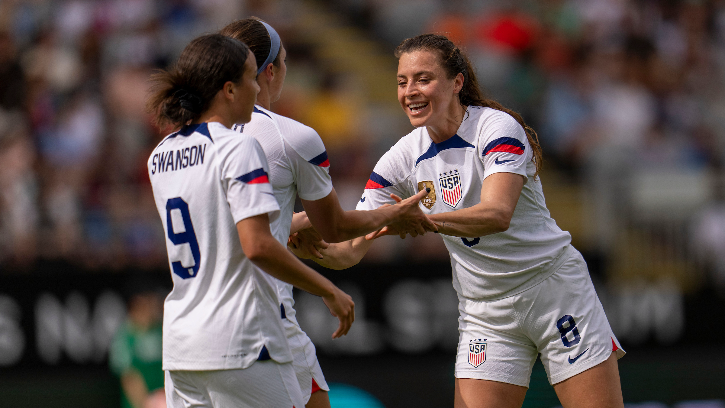 Lindsey Horan and Trinity Rodman Suit Up for Women's World Cup 2023