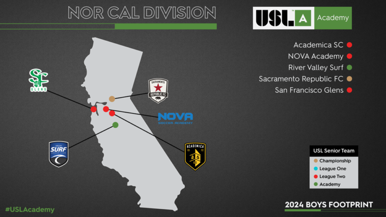 USL Academy League divisional alignment and schedule released for 2024 ...